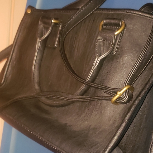 Black leather purse - Picture 3 of 9